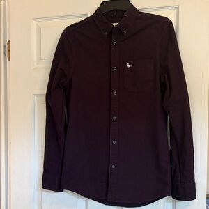 Jack Wills Dark Purple Casual Button-Down Shirt XS NWOT